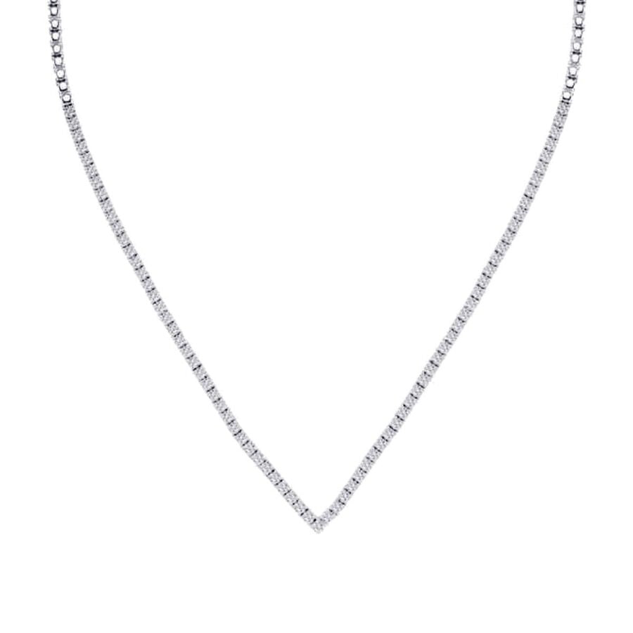 4,00 Carat Diamond Tennis Neckband