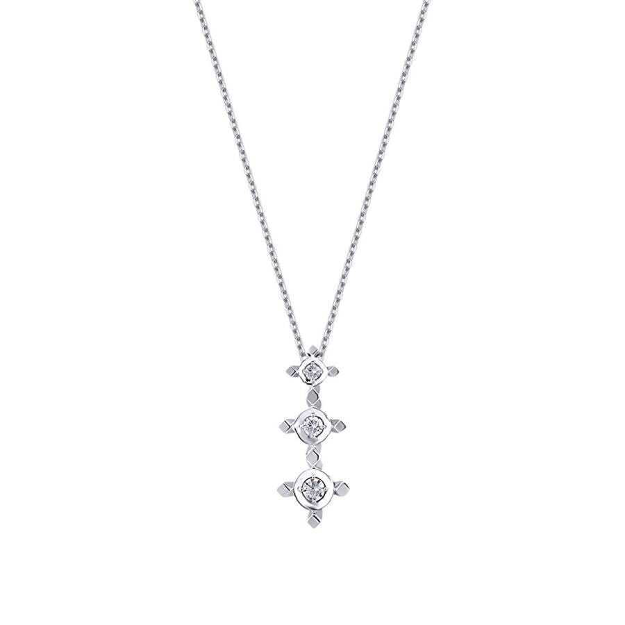 0.10 Carat Diamond Tria Necklace