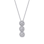 0,46 Carat Diamond Tria Necklace