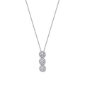 0,46 Carat Diamond Tria Necklace