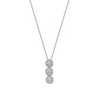 0,46 Carat Diamond Tria Necklace