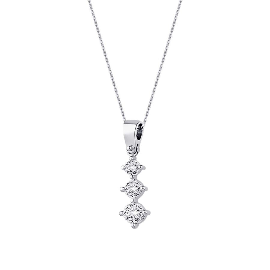 0.40 Carat Diamond Tria Necklace