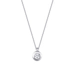 0,22 Carat Diamond Solitaire Necklace