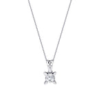 0,06 Carat Diamond Solitaire Necklace