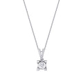 0,04 Carat Diamond Solitare Necklace