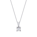 0,04 Carat Diamond Solitare Necklace