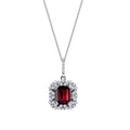 1,40 Carat Diamond Ruby Necklace