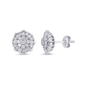 1,28 Carat Diamond Baguette Earrings