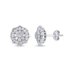 1,28 Carat Diamond Baguette Earrings