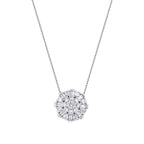 0,64 Carat Diamond Baguette Necklace