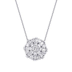 0,64 Carat Diamond Baguette Necklace