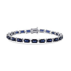 9,28 Carat Diamond Sapphire Bracelet