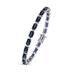 9,28 Carat Diamond Sapphire Bracelet