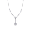 1,20 Carat Diamond Baguette Necklace
