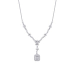 1,20 Carat Diamond Baguette Necklace
