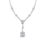 1,20 Carat Diamond Baguette Necklace