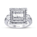 0,91 Carat Diamond Baguette Ring