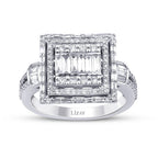 0,91 Carat Diamond Baguette Ring