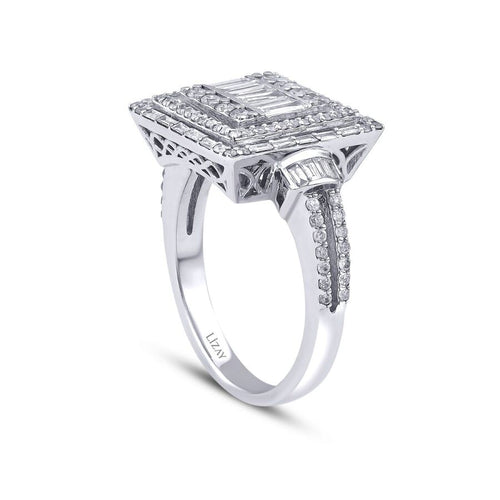0,91 Carat Diamond Baguette Ring