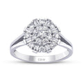 0,64 Carat Baguette Diamond Ring