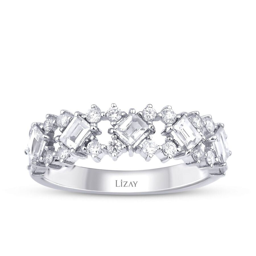 0,83 Carat Diamond Baguette Ring