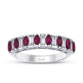 1,06 Carat Diamond Ruby Ring