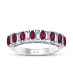 1,06 Carat Diamond Ruby Ring