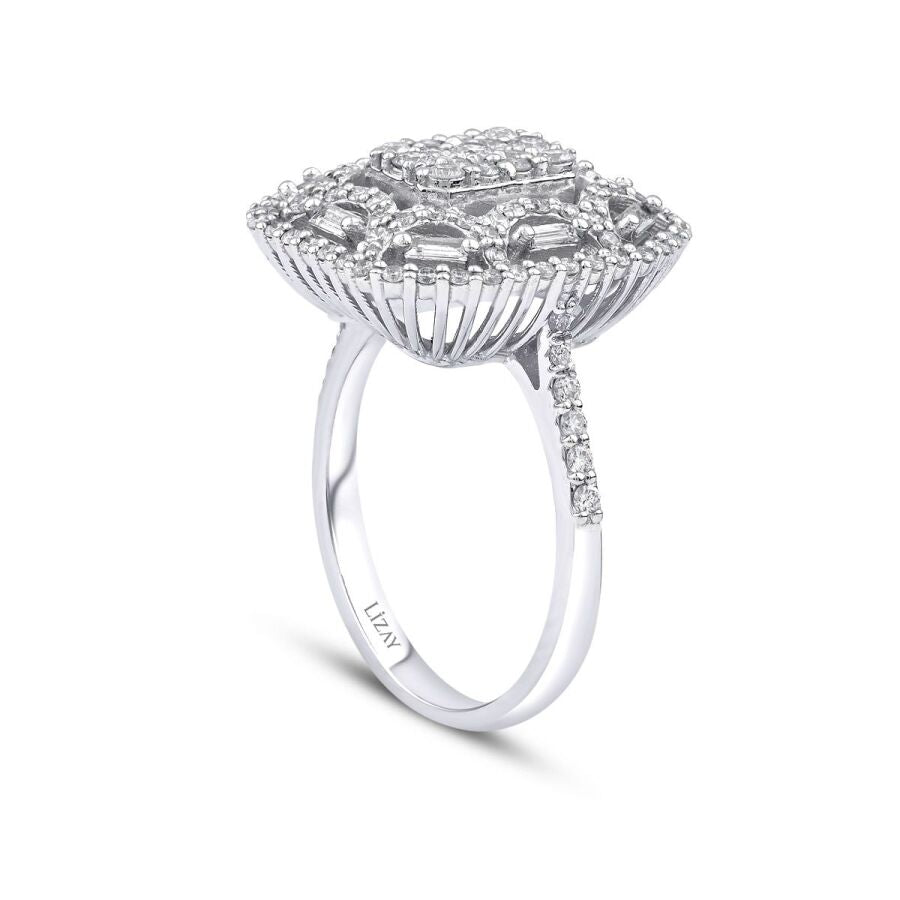 0,87 Carat Diamond Trend Ring