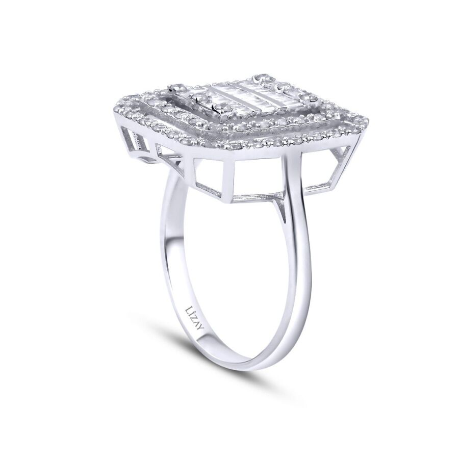 0,79 Carat Diamond Baguette Ring