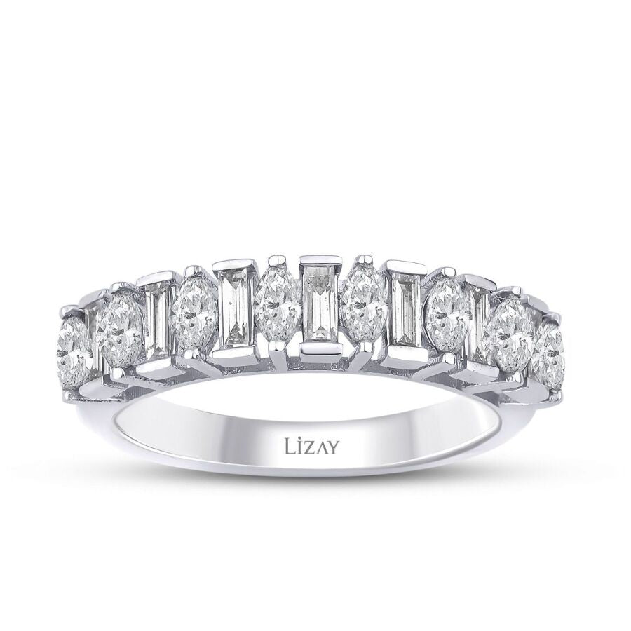 0,71 Carat Diamond Baguette Ring
