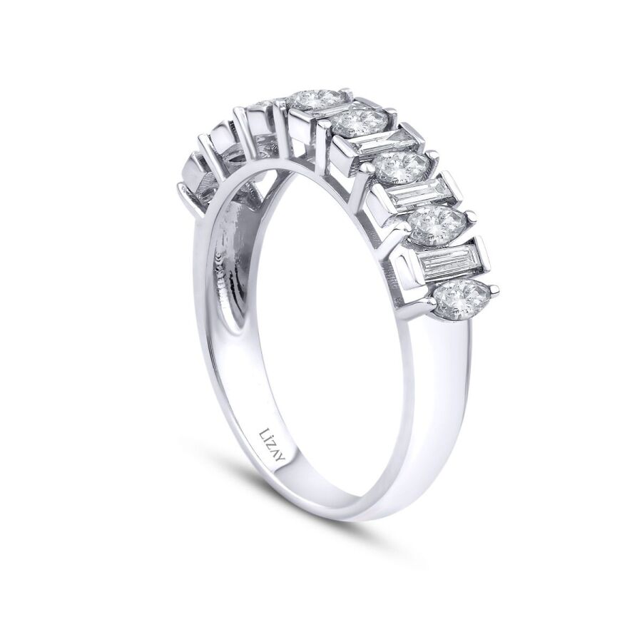 0,71 Carat Diamond Baguette Ring