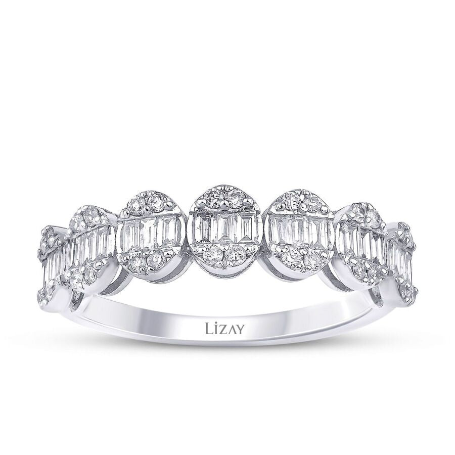 0,48 Carat Diamond Baguette Ring
