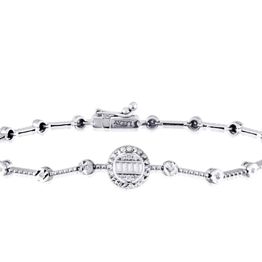 0,16 Carat Diamond Baguette Bracelet