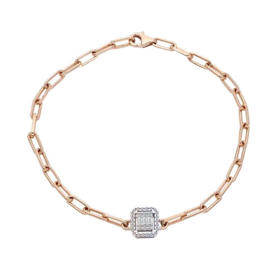 0,17 Carat Diamond Baguette Bracelet