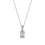 0,16 Carat Diamond Baguette Necklace