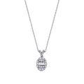 0,43 Carat Diamond Baguette Necklace