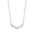 0,21 Carat Diamond Baguette Necklace