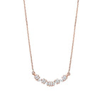 0,21 Carat Diamond Baguette Necklace