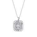 0,34 Carat Diamond Baguette Necklace