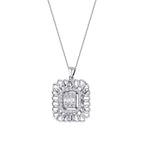 0,34 Carat Diamond Baguette Necklace