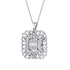 0,34 Carat Diamond Baguette Necklace