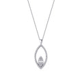 0,27 Carat Diamond Baguette Necklace