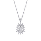 0,43 Carat Diamond Baguette Necklace