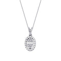 0,06 Carat Diamond Baguette Necklace
