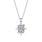0,26 Carat Diamond Baguette Necklace