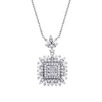 0,76 Carat Diamond Baguette Necklace