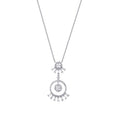 0,63 Carat Diamond Baguette Necklace