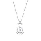 0,63 Carat Diamond Baguette Necklace