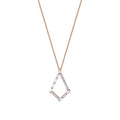 0,34 Carat Diamond Baguette Necklace