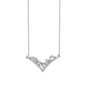 0,43 Carat Diamond Baguette Necklace